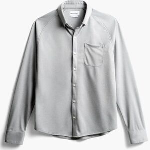 Men's Apollo Raglan Sport Shirt - Gray White Heather